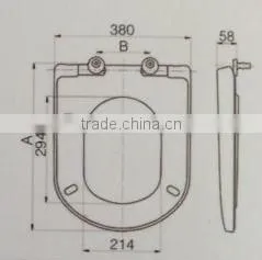 Good price Plastic toilet seat