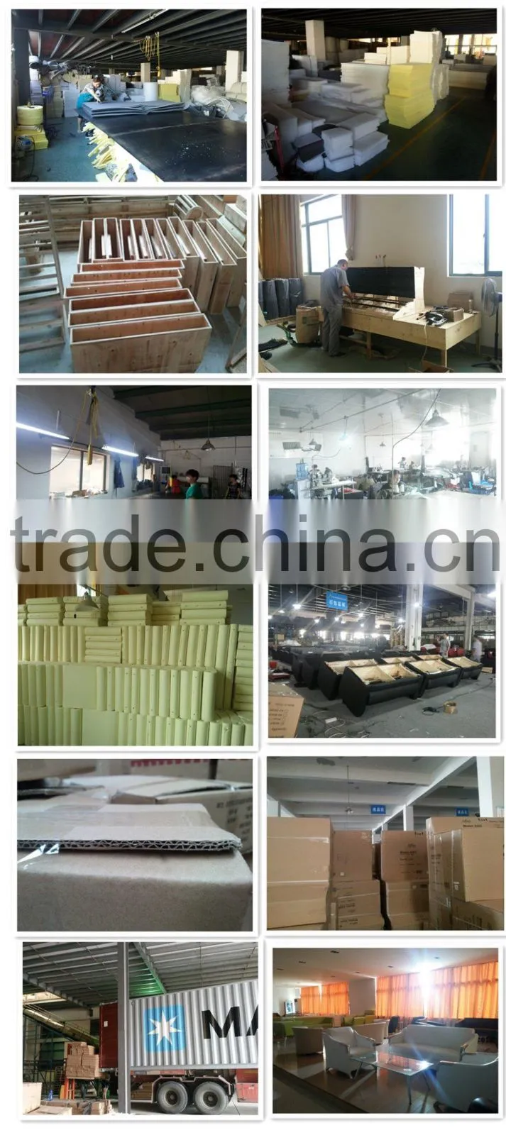 Cheap Office Sofa with PU Cover