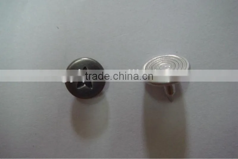 7mm denim metal button rivet for jeans bag