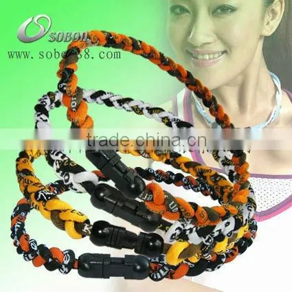 tri ropes energy germanium tornado ion titanium necklace