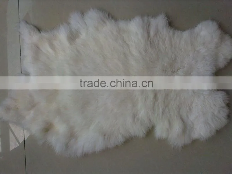 100% Genuine rabbit fur skin for garment accessories