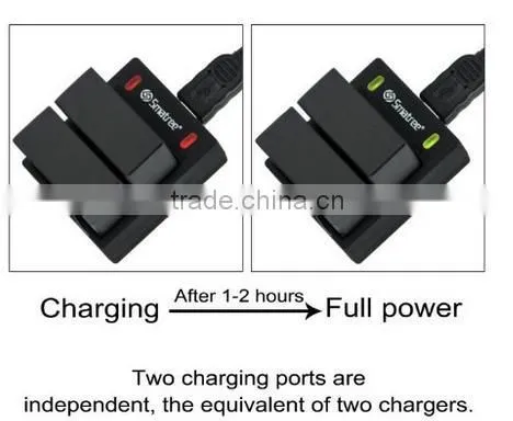 For gopro battery charger with smatree logo hot sale
