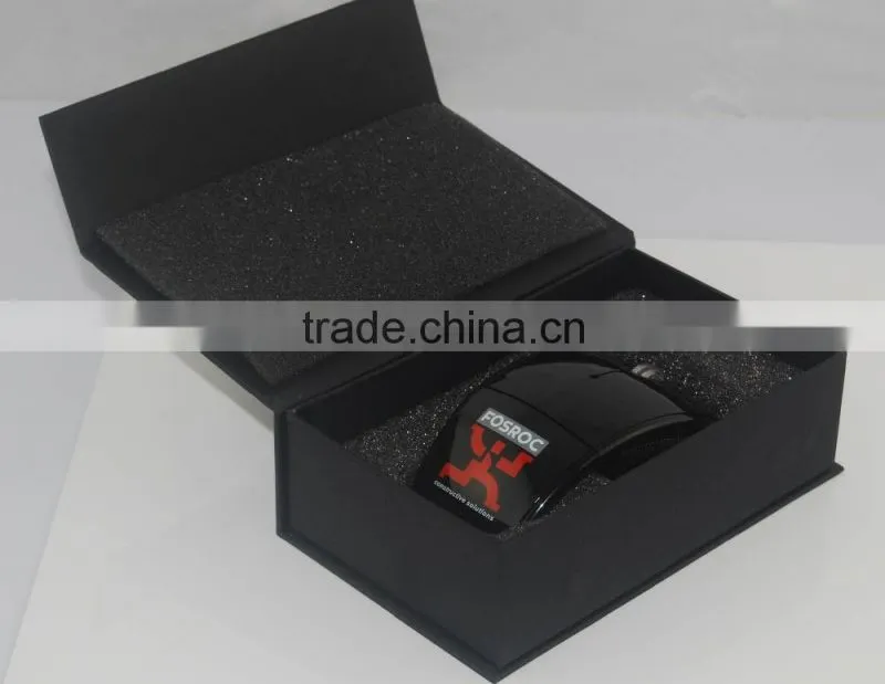 2015 arc folding mouse wireless with 1-year warranty and 3 million times click life as promotional gift