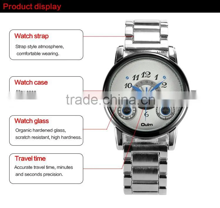 guangzhou factory cheap watch stainless steel back watch make your own watch