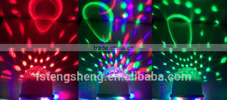 Magic color effects christmas led crystal ball indoor lighting