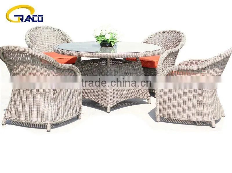 Granco KAL027 modern courtyard rattan dining set