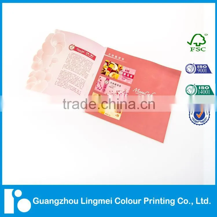 High Quality Cusomized Full Color Brochure Professional China Printing