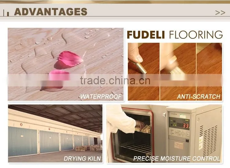 Solid Ukrain oak timber hardwood flooring (Smoked)