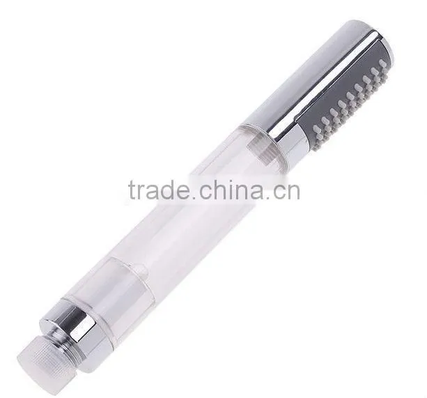 Temperature control LED shower hand with light electric faucet