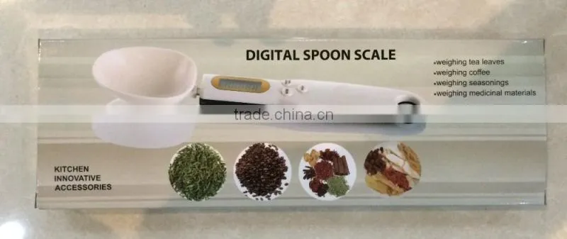 500g 0.1g wighing spoon scale for kitchen