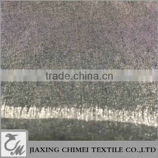 jiaxing bright chiffon metalic chiffon fabric