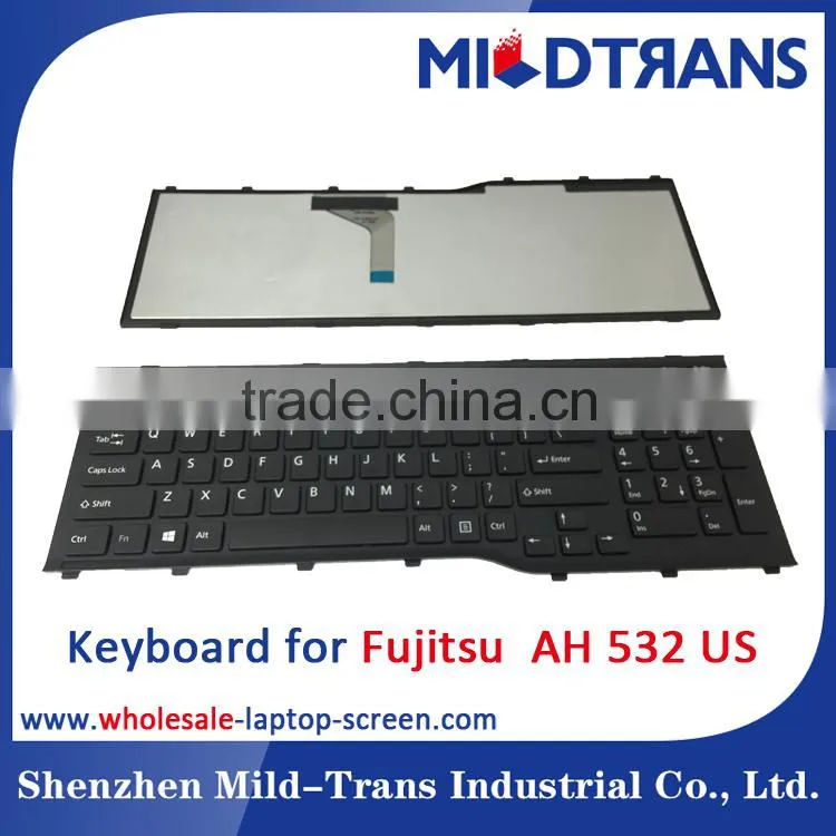 For Fujitsu AH532 A532 N532 NH532 Laptop US Layout Keyboard Black