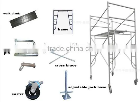 Standard Galvanized Scaffolding steel mason frame ledger