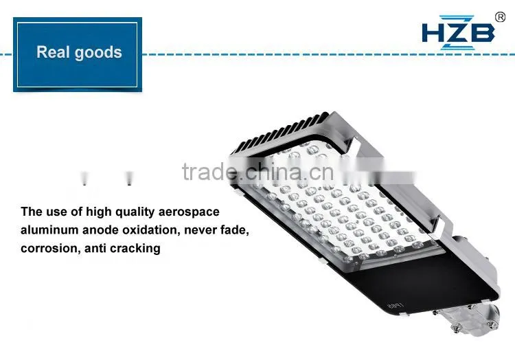 High Brightness 50 Watt 12V 24V Led SMD Street Light Fixture With Bridgelux chip
