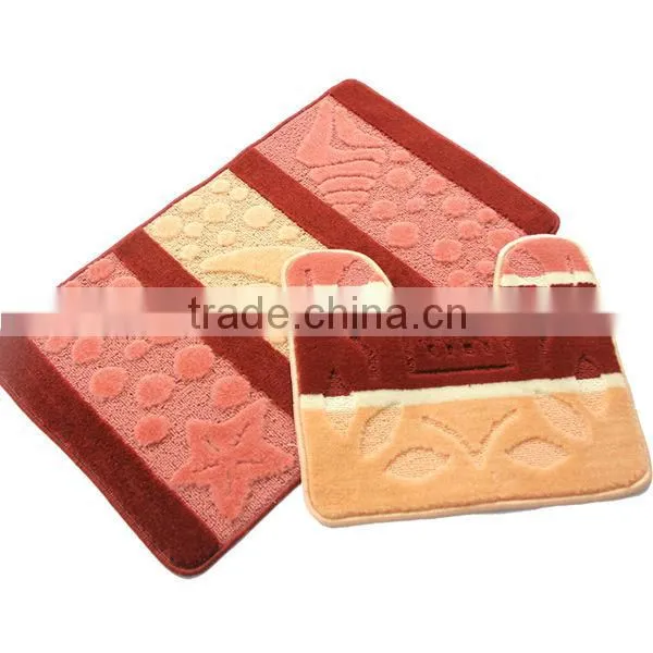 2pcs bathroom mat sets