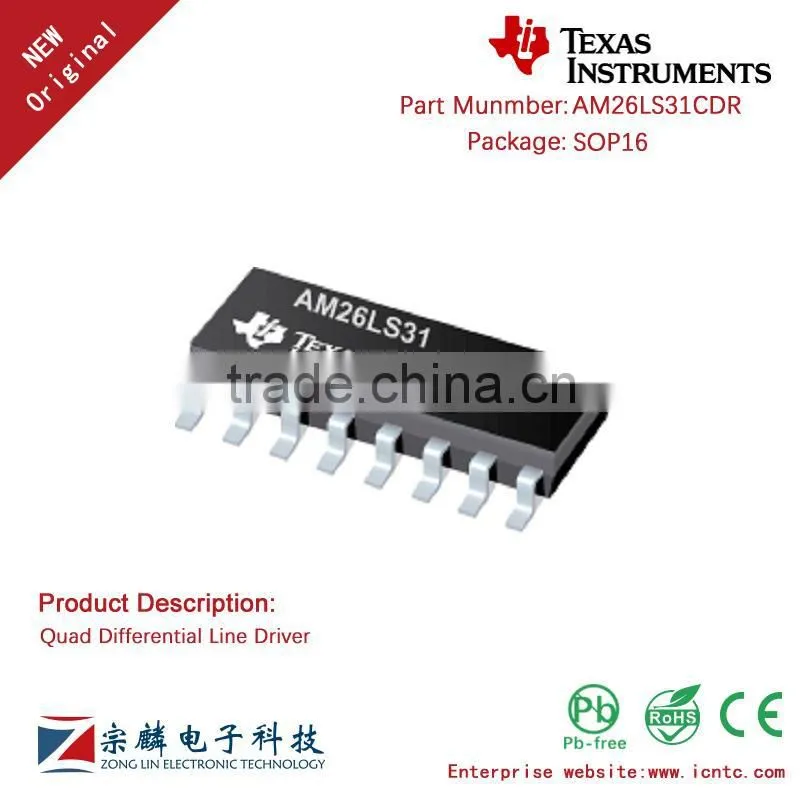 Genuine Original AM26LS31CDR SOP16 AM26LS31 Differential Line Receiver