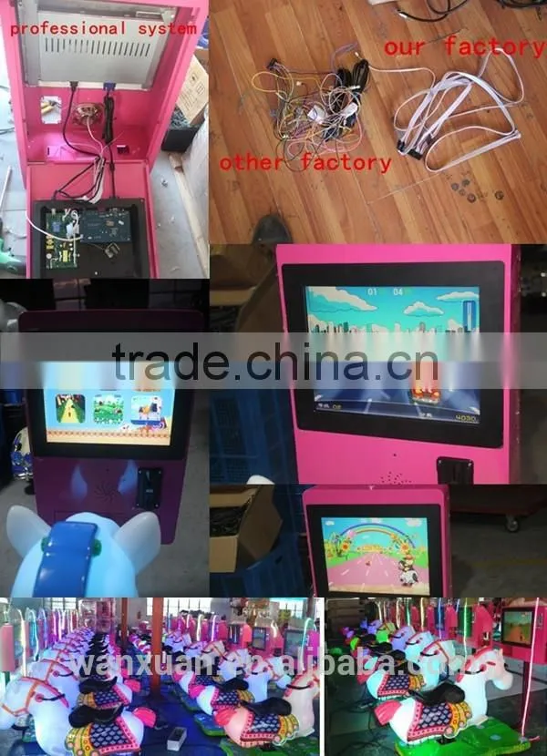 Manufactory 3D video racing game coin operated kiddie ride for sale