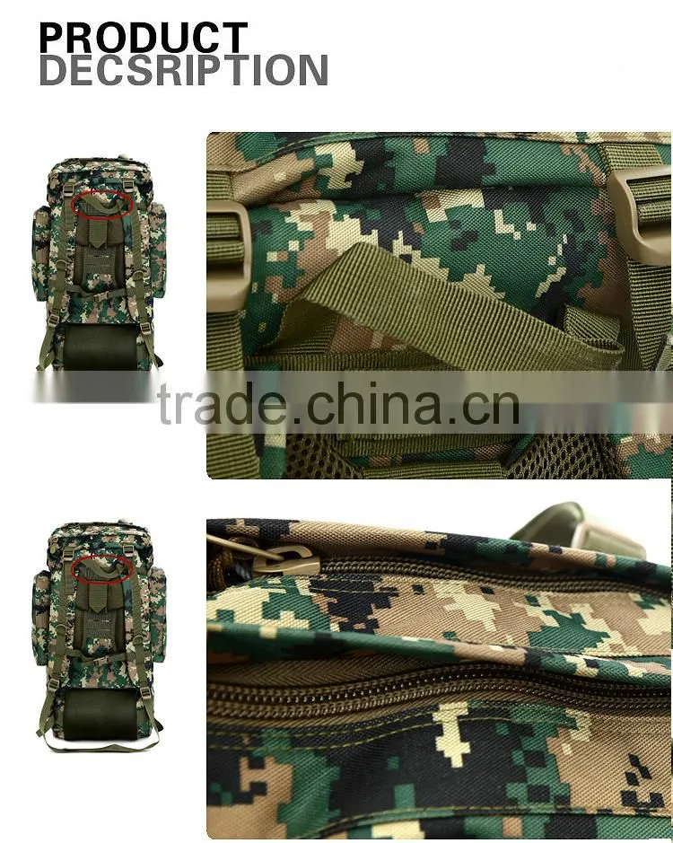 wholesale High Quality camo backpack outdoor hiking military backpack