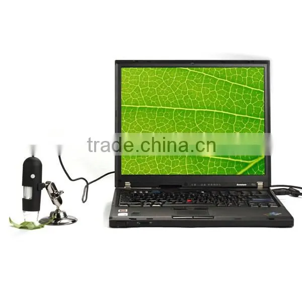 Hot mini handheld 20x-400x USB Digital Microscope with 8 LEDs Brightness Adjustable Measurement Software