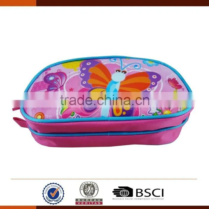 2016 New 3D Cartoon School Pencil Case Bags for girls