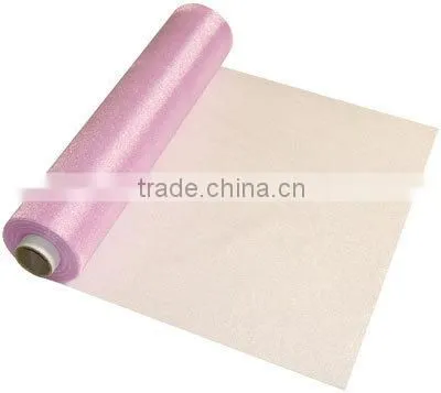 70cm Floral Decoration Sheer Snow Organza Fabric Rolls