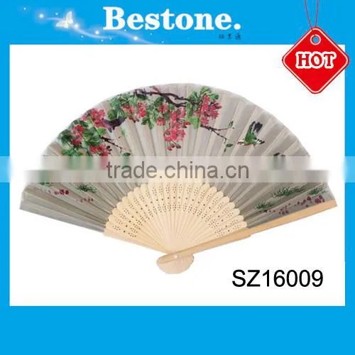 Best selling chinese folding hand fan weeding gift