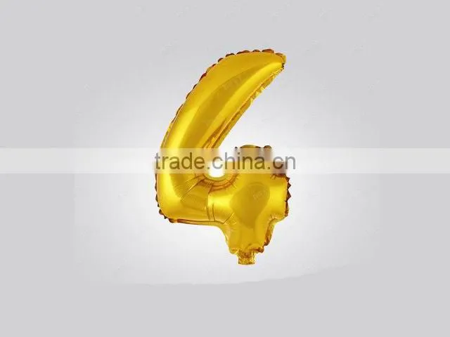 16 inches Foil number balloon,alphabet Balloons