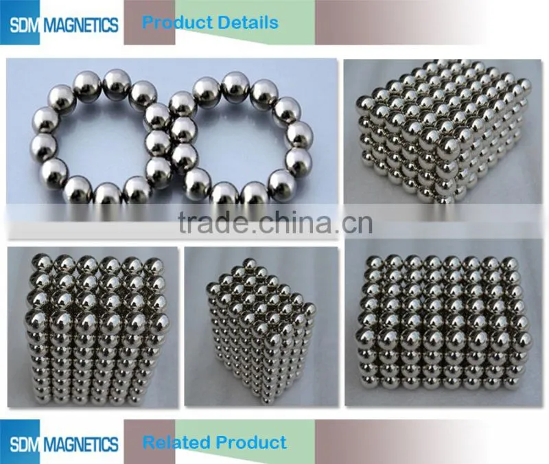 wholesale customized permanent ndfeb cheap magnetic balls