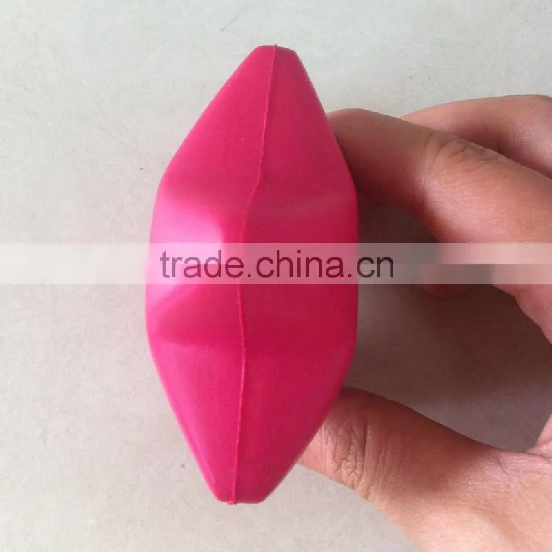 purple five angle star pu foam ball