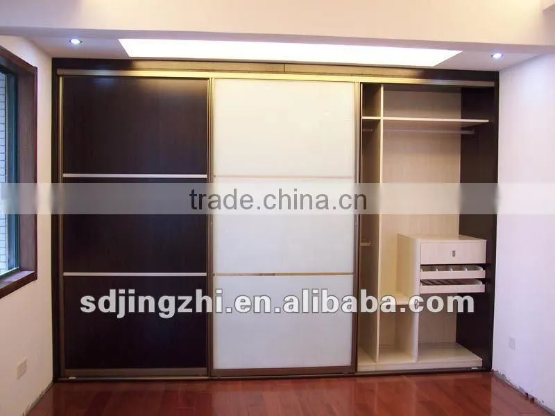 modern wood &acrylic design wardrobe