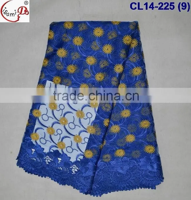 CL14-225 2016 latest fashion lace design french lace fabric, african net tulle lace fabric wholesale