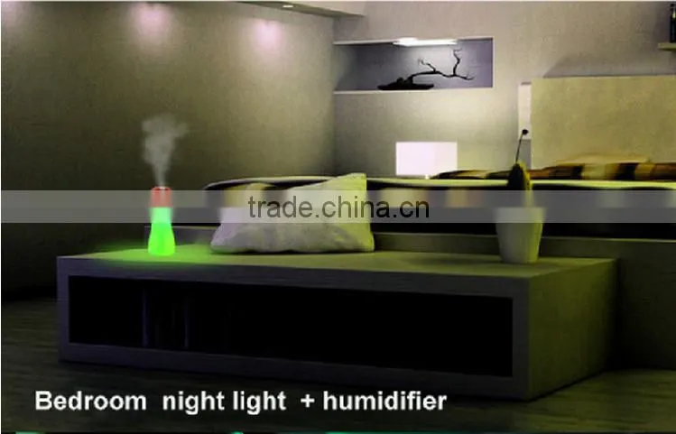 Mushroom appearance LED lamp humidifier fogger cool mist usb ultrasonic humidifier portable air humidifier