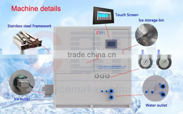 good quality Ice Cube Making Machine Maker with Stainless steel 304 material