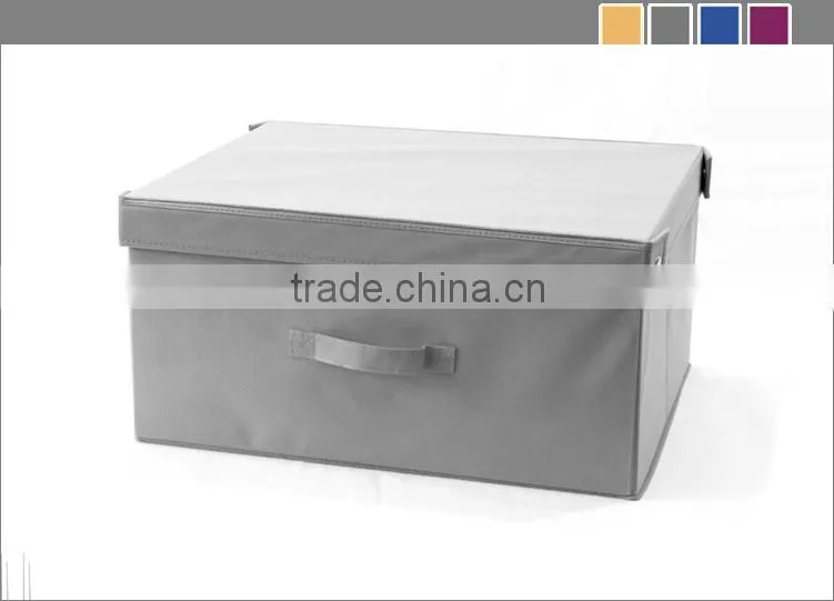 NON-WOVEN CUBE WITH ATTACED COVER/NON-WOVEN STORAGE BOX WITH ATTACED COVER