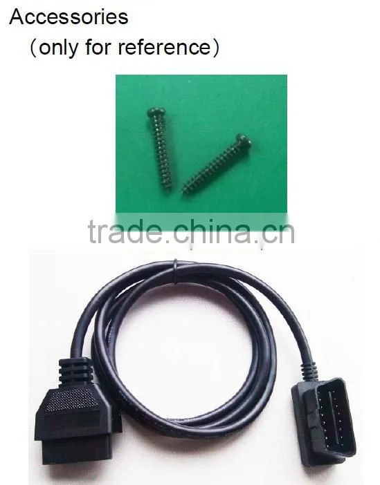 Vehicle security system and tracker with obdii connector