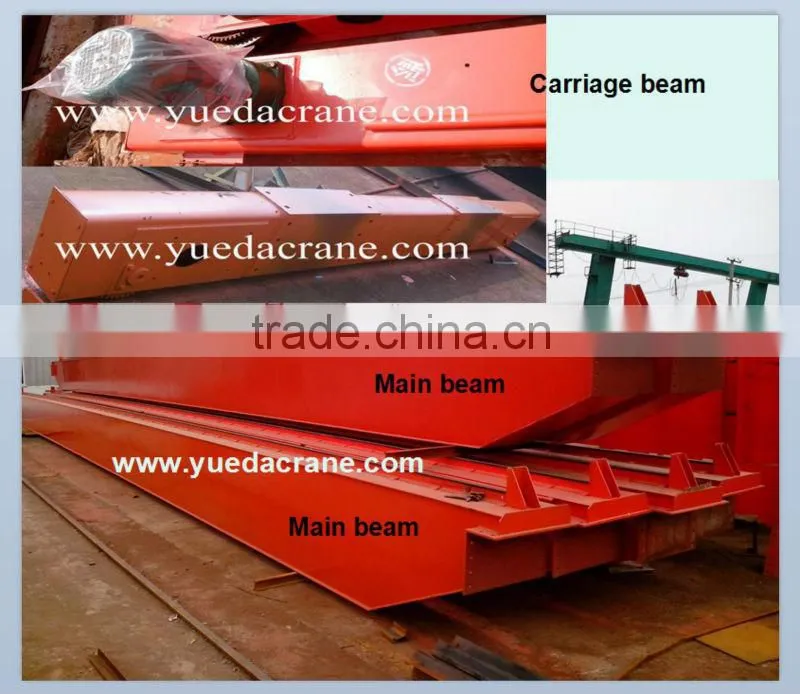 LH model double beam traveling crane 5ton to 50ton