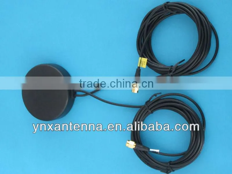 combination antenna gps/gsm/3g with sma connector RG174 Cable