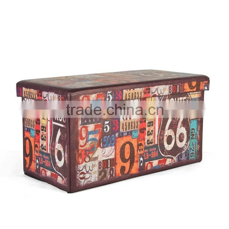 home furnishing decoration modern nightclub furniture ottoman leather