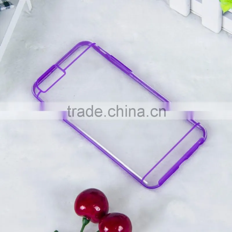 Wholesale colorful protective case transparent phone case for iphone