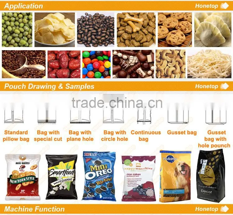 Professional doypack pouch food packing machine