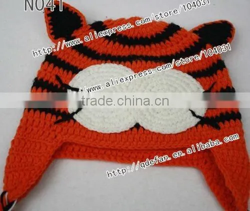 crochet hats tiger hat with cat ears tiger crochet beanie