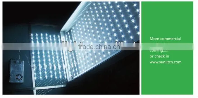 LED backlit led curtain, LED Ladder Backlight Module, DC 12V