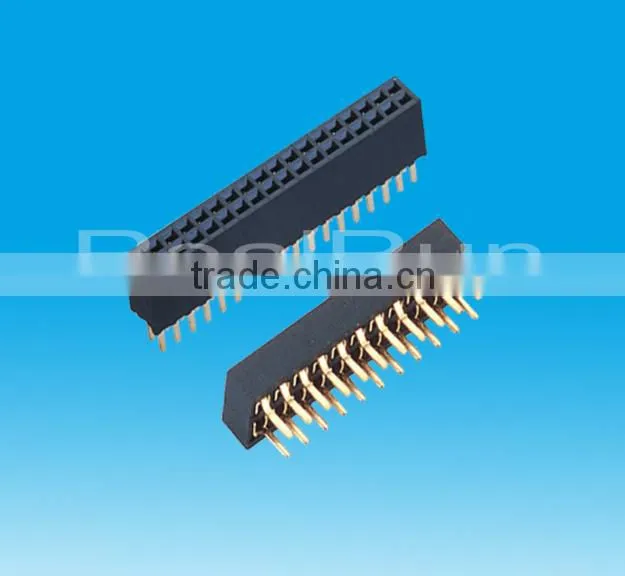 DIP connector 1.27mm Pitch Double Row DIP Female Header
