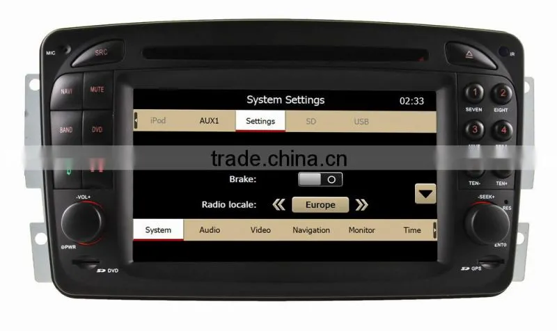For benz clk w209 gps navigation with Android 4.4 system opitonal
