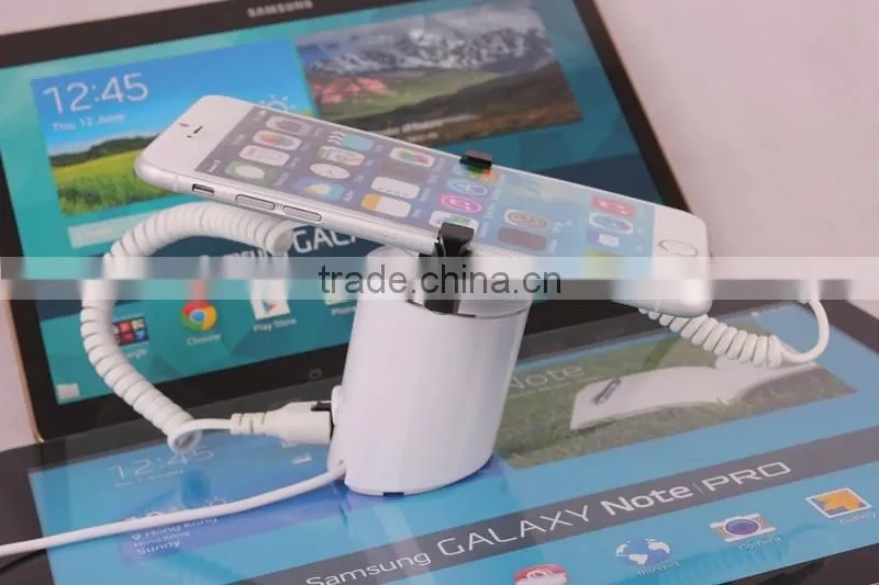 High sensitive popular security stand with grippers for mobile phone