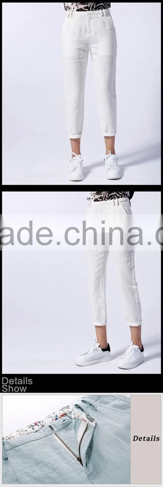 Custom women linen pants