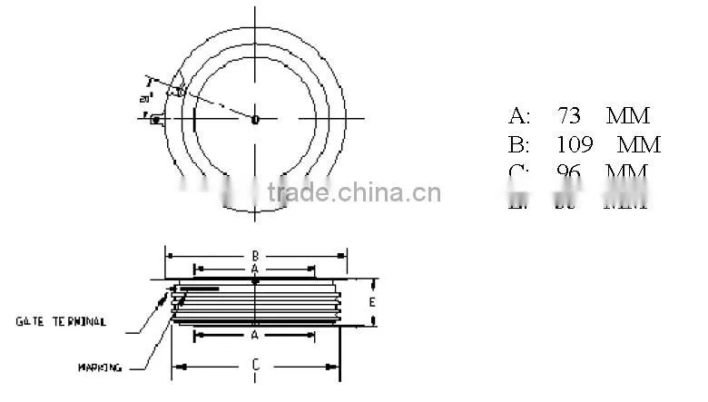 thyristor 1500a 6500V