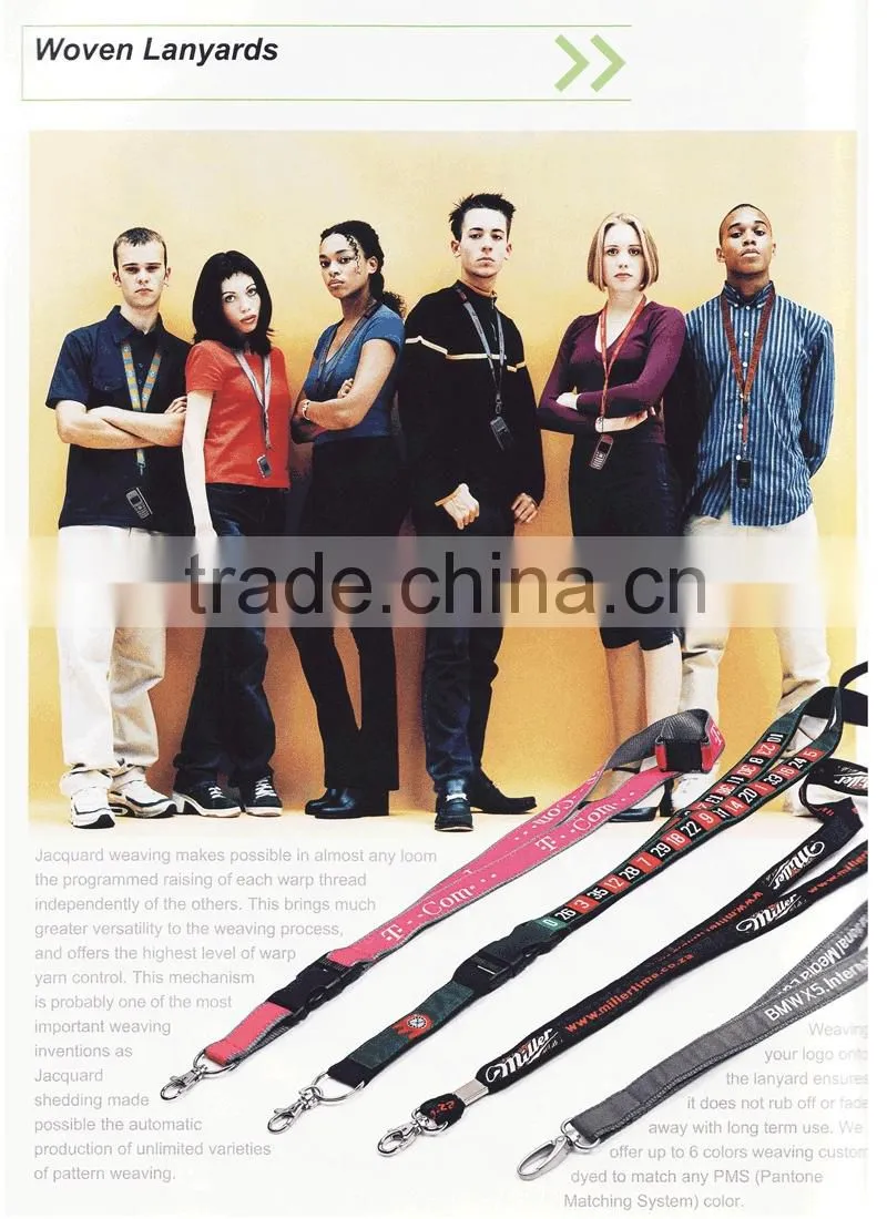 Heat transfer printed lanyard without MOQ