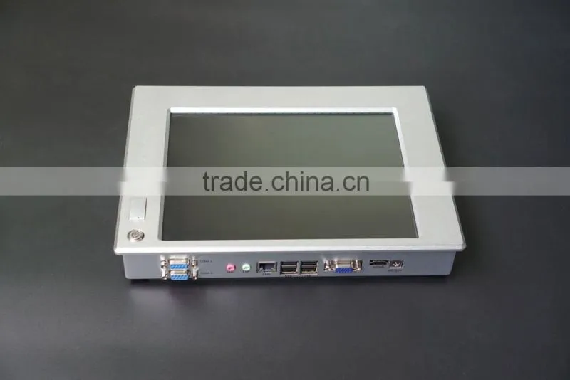 Waterproof & Dustproof 10.4 inch aluminum front panel pc industrial all in one