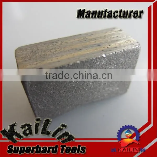 K shape Diamond marble block cutting segment for export